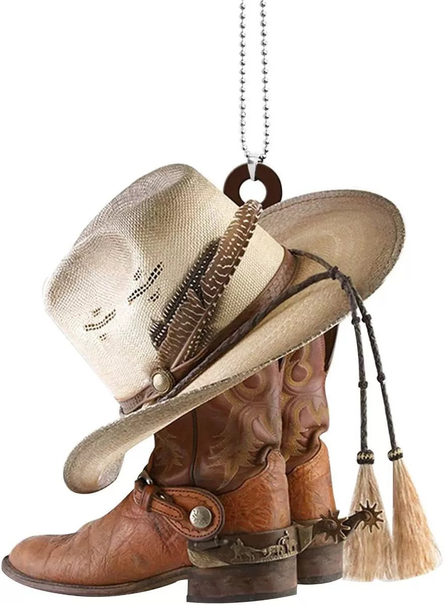 Wholesale Denim Boots Hats Acrylic Car Accessories